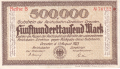 Germany 2 500,000 Mark, 11. 8.1923